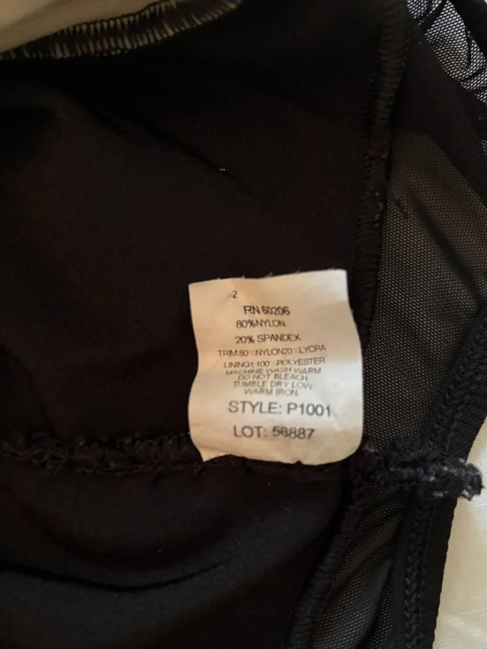 Body Wrappers Premier Collection Black Mesh Leo Girls Sz 12-14 EXCELLENT CONDITI - Picture 6 of 6
